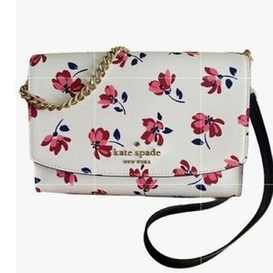 Kate Spade Carson Tea garden toss floral crossbody